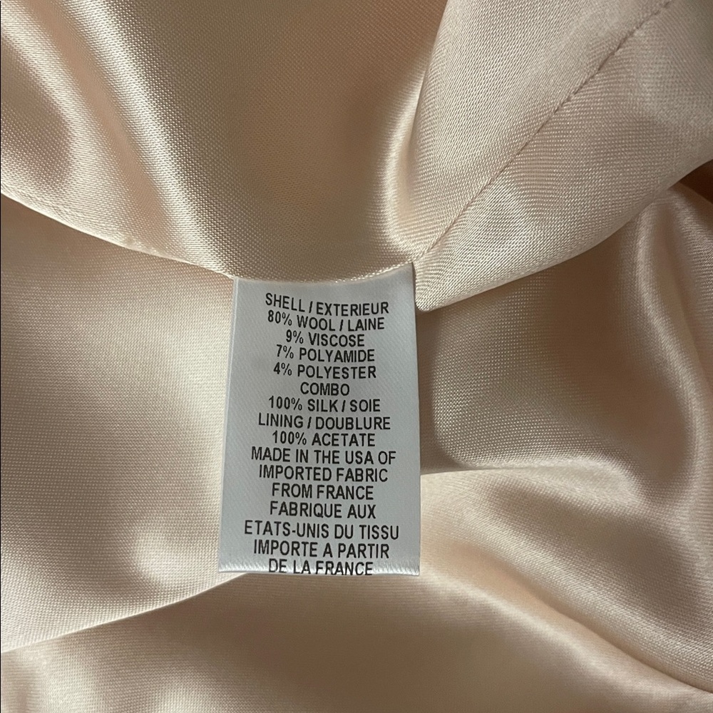 Milly Of New York, Beige Textured Blazer and Skirt Set - Picture 11 of 16
